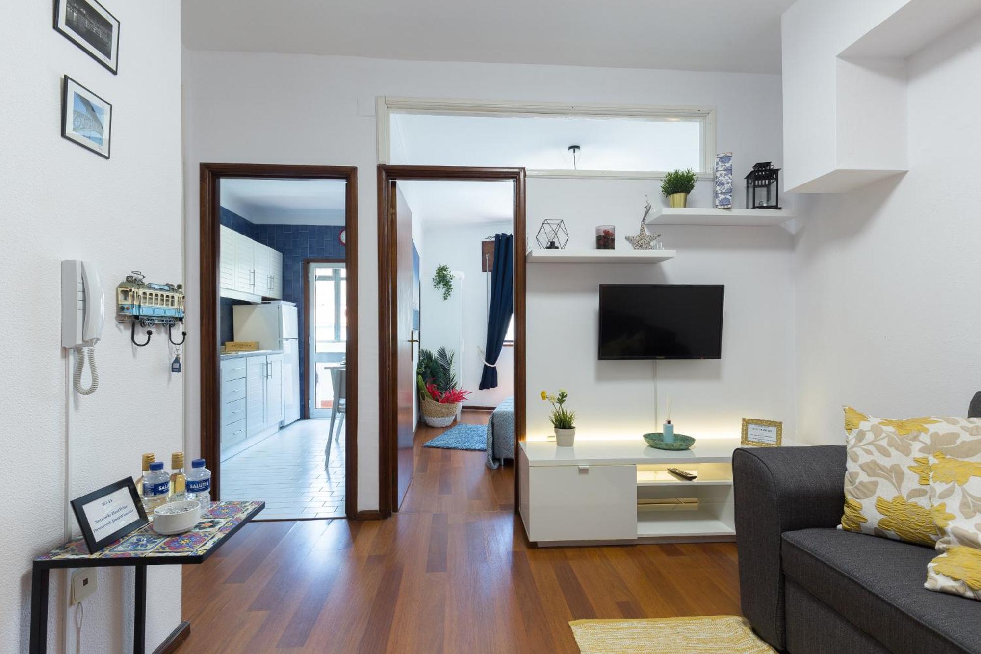 Host Wise - Comfy Bright Flats With Netflix Appartement Porto Kamer foto