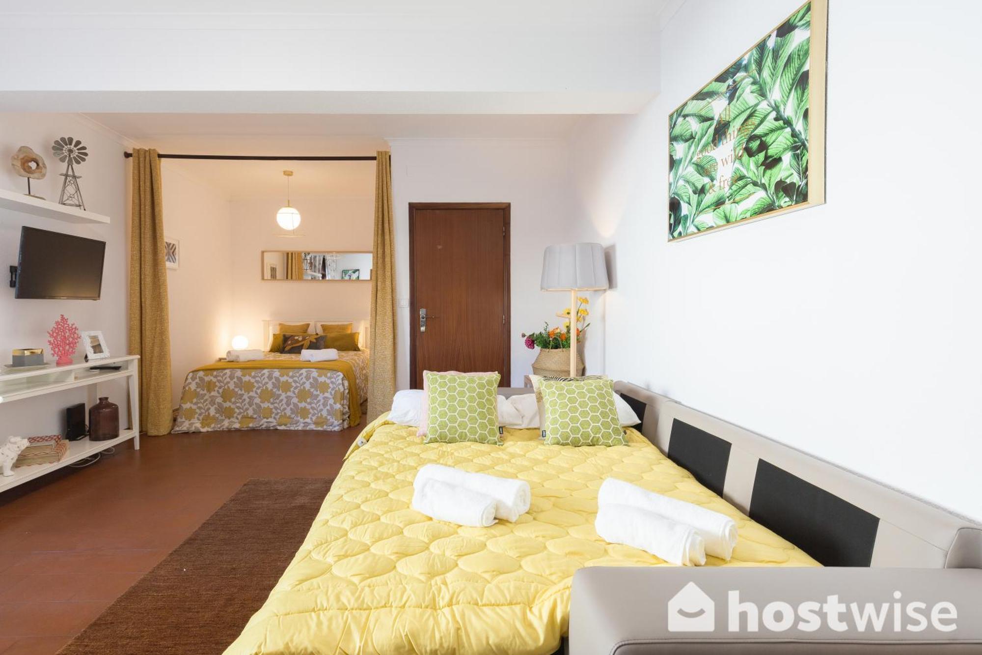 Host Wise - Comfy Bright Flats With Netflix Appartement Porto Kamer foto
